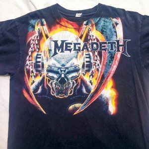 Megadeth T Shirt Vic Rattlehead Skull